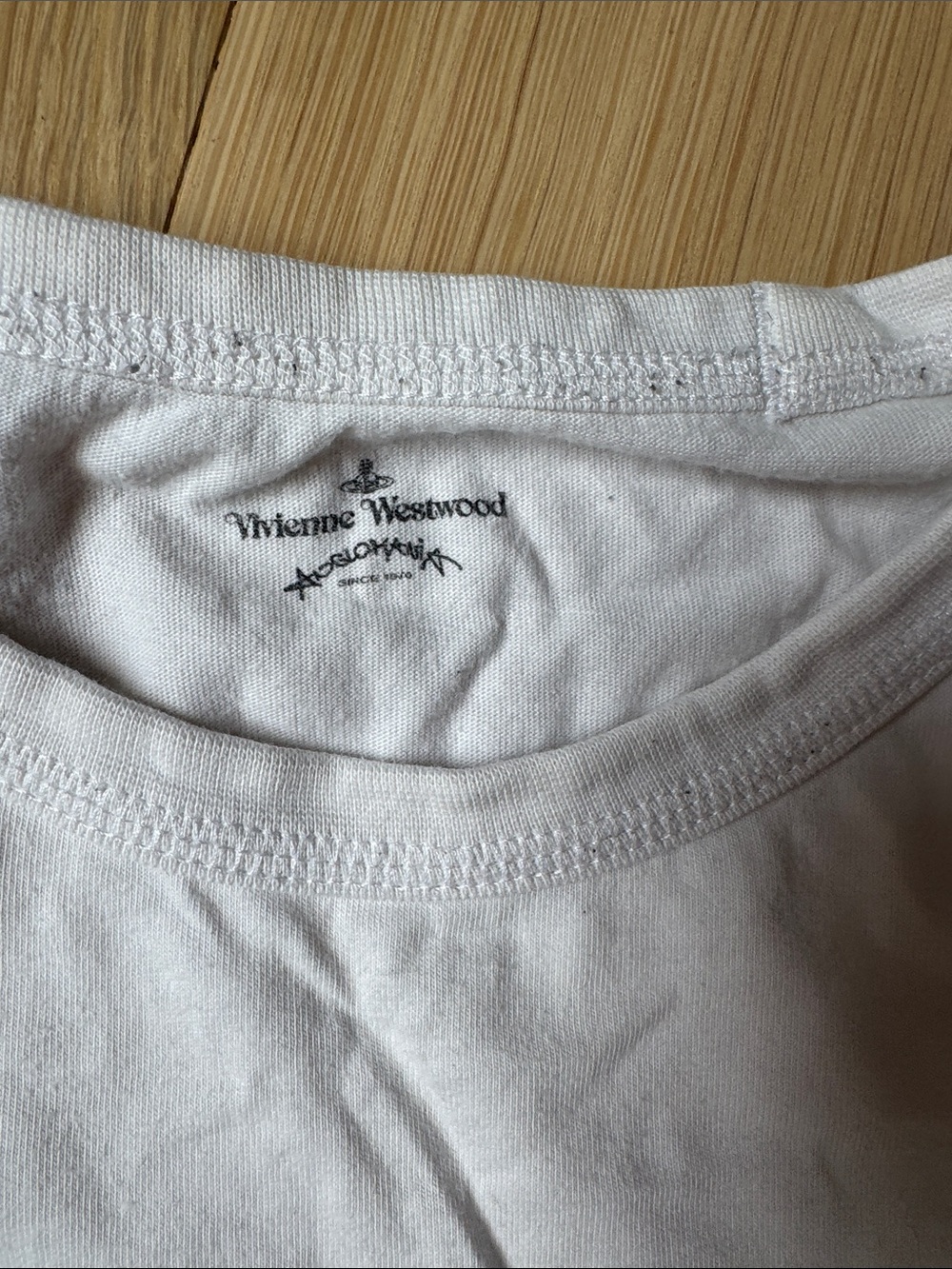 Vivienne Westwood anglomania white T-shirt size m has been worn see pics - Picture 4 of 5